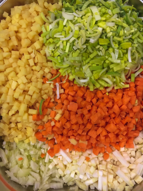 Mis eon place: Alles Gemüse fein gewürfelt mit dem Nicer Dicer