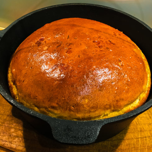 Pottweck aus dem DutchOven backen