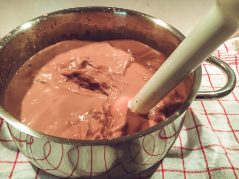 mit dem Stabmixer gut verrühren