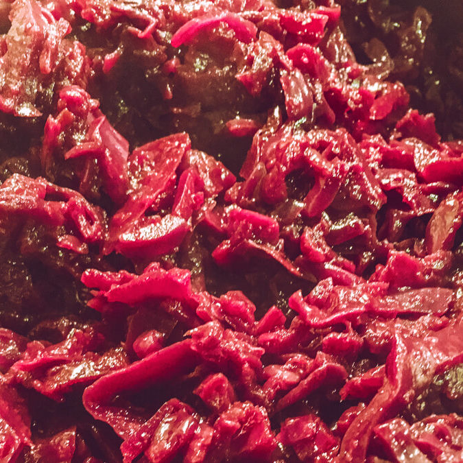 Rotkohl zu Weihnachten