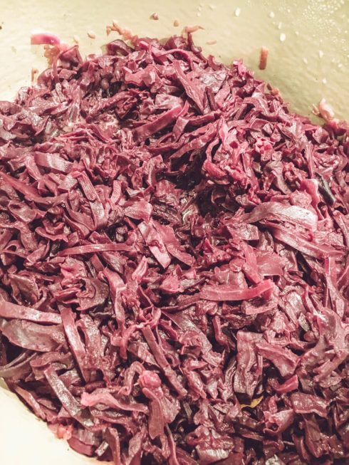 Rotkohl zu Weihnachten