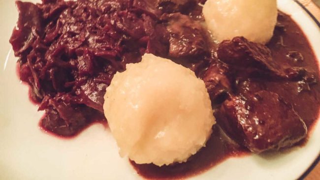 selbstgemachte Kartoffelklöße