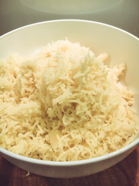 gepresste Kartoffelmasse