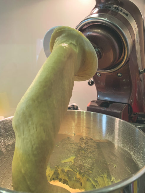 zäh klebriger Ofenberliner-Teig