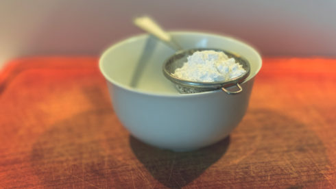 Puderzucker zum Bestäuben