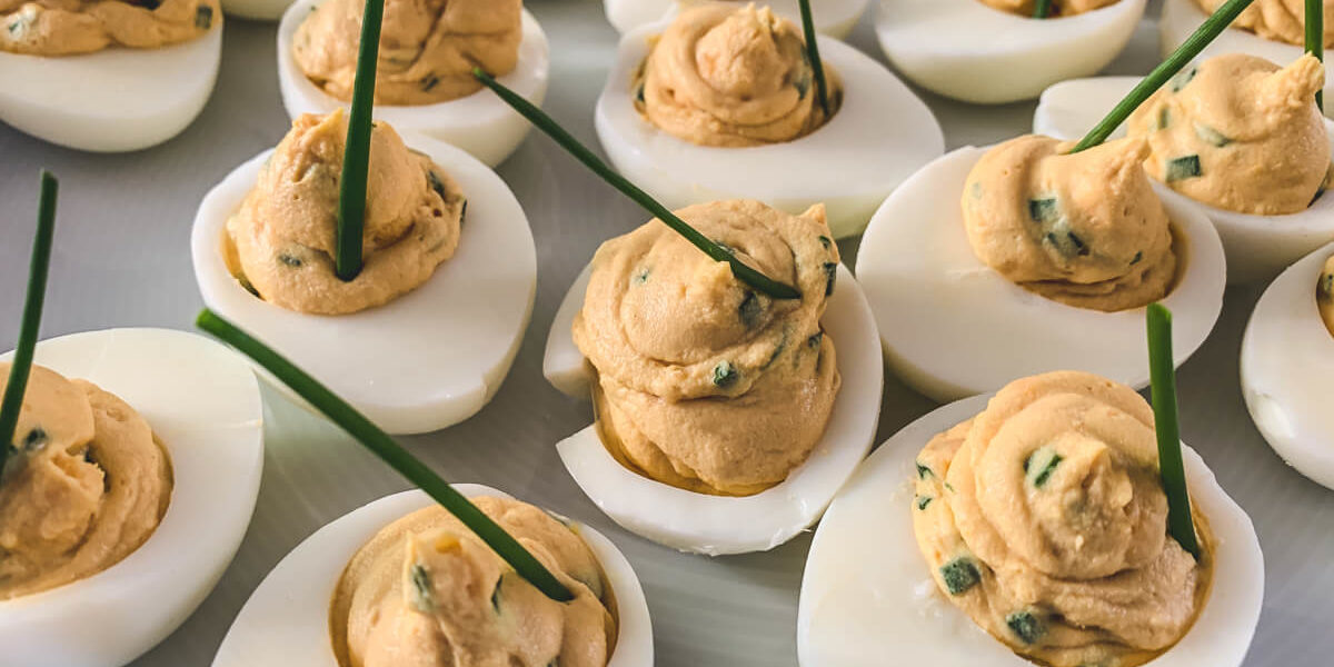 Fingerfood: gefüllte Senf-Eier • leckersein ° Foodblog vom Niederrhein