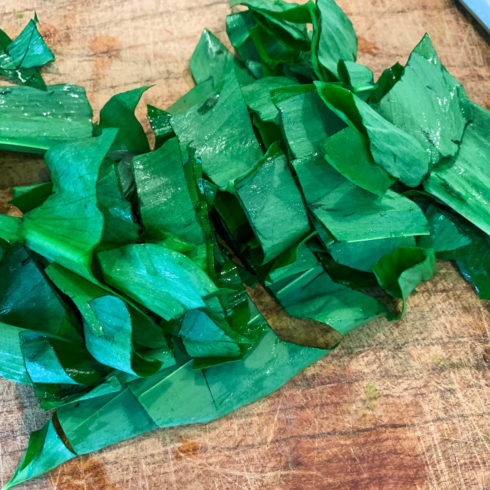 selbstgemachte Bärlauch-Butter