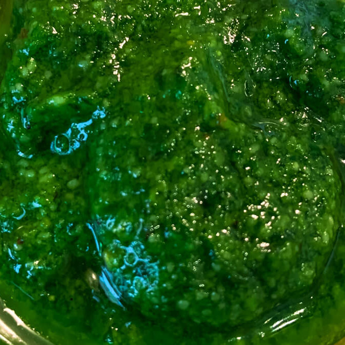 selbstgemachtes Bärlauch-Pesto