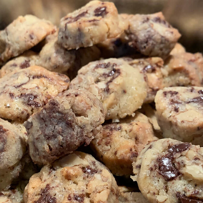 Leckere Walnuss-Schoko-Taler