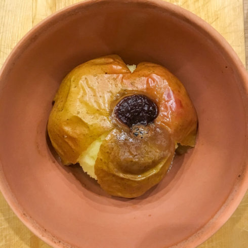 Bratapfel vom Kamin