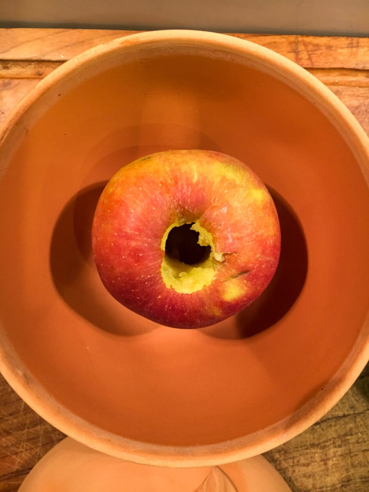 Einfachster Bratapfel vom Kamin • leckersein ° Foodblog vom Niederrhein