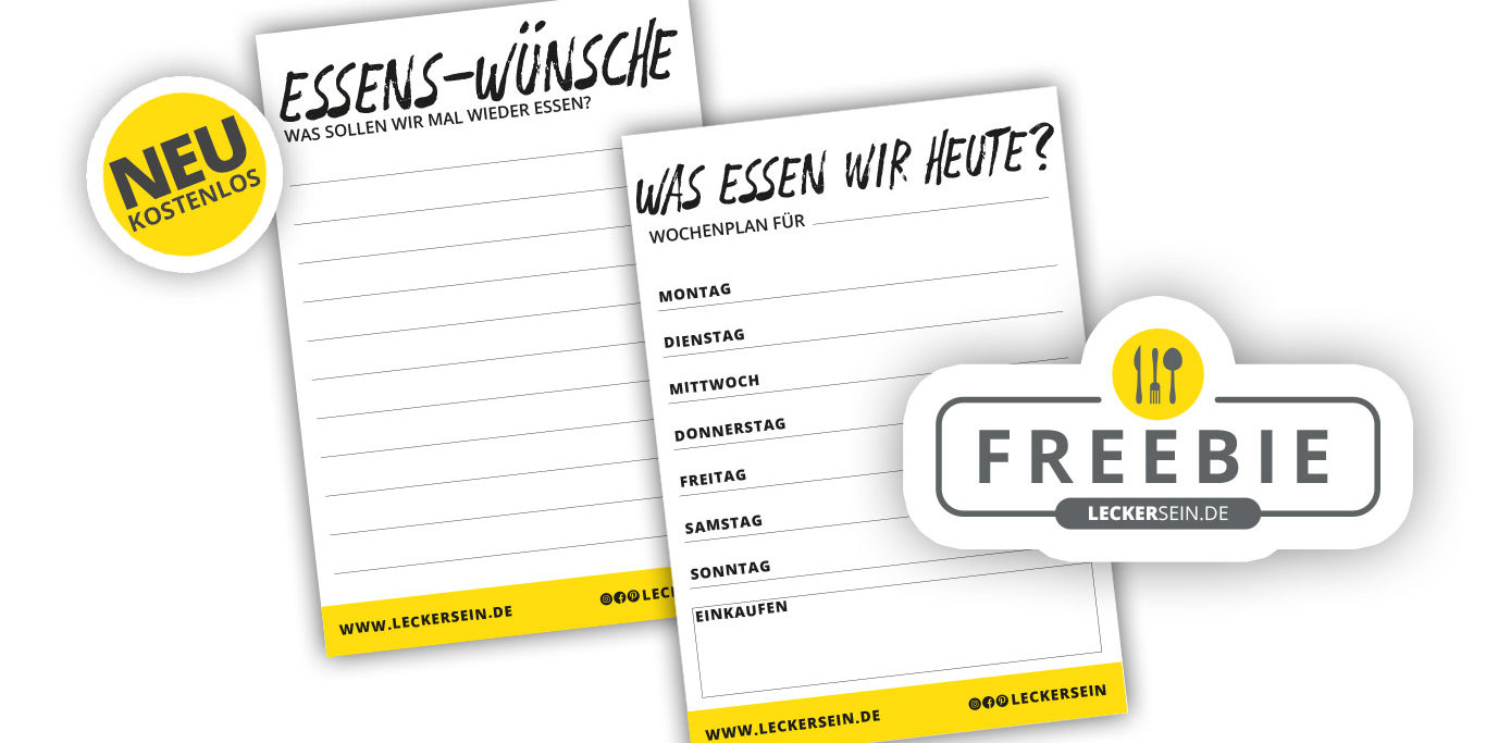 Freebie: Dein Küchenplan mit Wunschzettel und Wochenplaner Freebie: Dein Küchenplan mit Wunschzettel und Wochenplaner