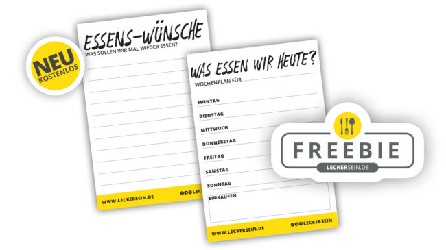 Freebie: Dein Küchenplan mit Wunschzettel und Wochenplaner Freebie: Dein Küchenplan mit Wunschzettel und Wochenplaner