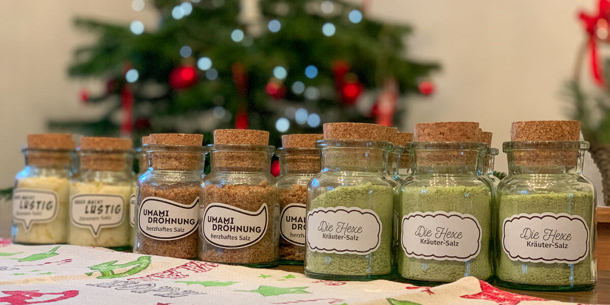 Geschenke aus der Küche: selbstgemachtes Kräutersalz