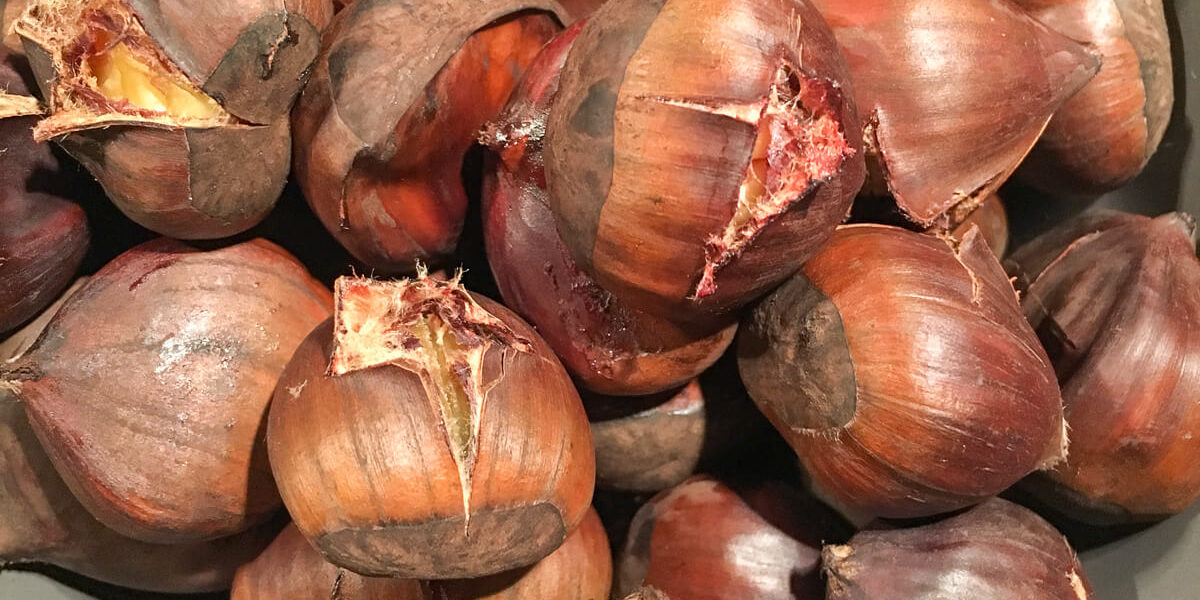 Maronen aus dem Backofen