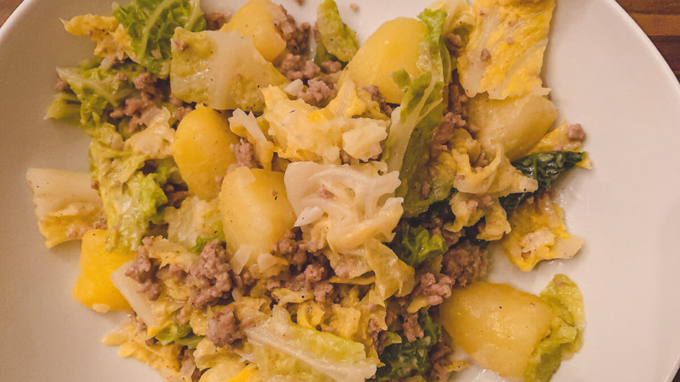 Wirsing-Kartoffel-Hackfleisch-Topf
