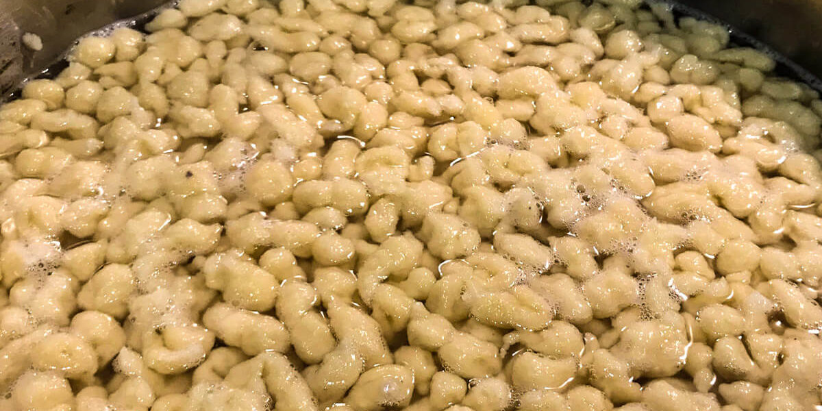 selbstgemachte Eierspätzle