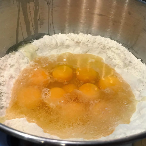 selbstgemachte Eierspätzle