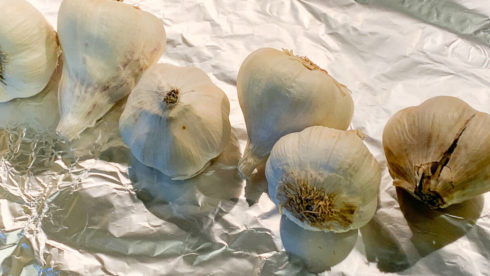 selbstgemachte Knoblauch-Creme