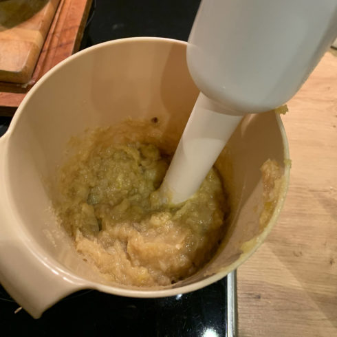 selbstgemachte Knoblauch-Creme