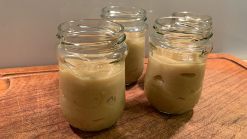 selbstgemachte Knoblauch-Creme