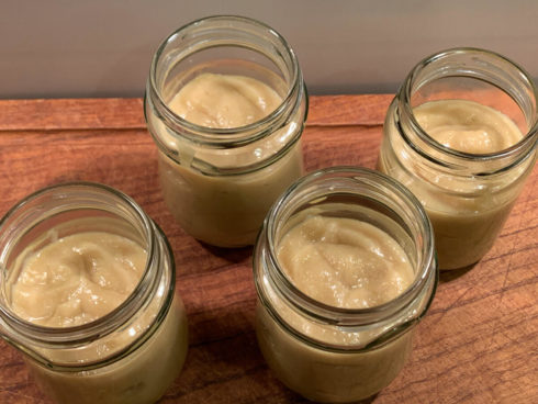 selbstgemachte Knoblauch-Creme