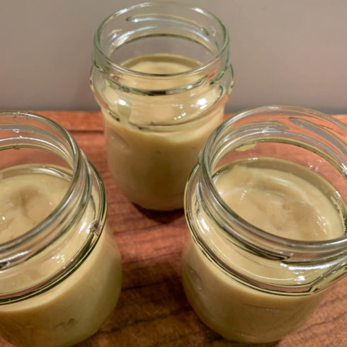 selbstgemachte Knoblauch-Creme