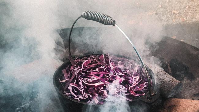 selbstgemachter Rotkohl