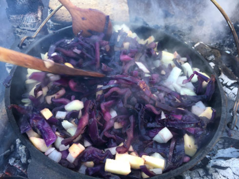 selbstgemachter Rotkohl