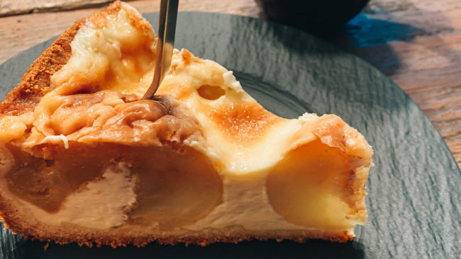 Apfel-Pudding-Kuchen