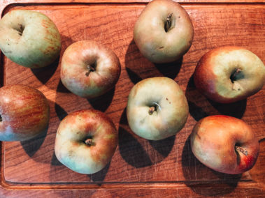 Apfel-Pudding-Kuchen