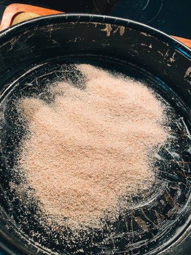 Apfel-Pudding-Kuchen