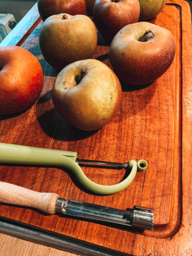 Apfel-Pudding-Kuchen