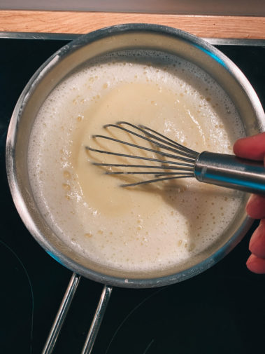 Apfel-Pudding-Kuchen